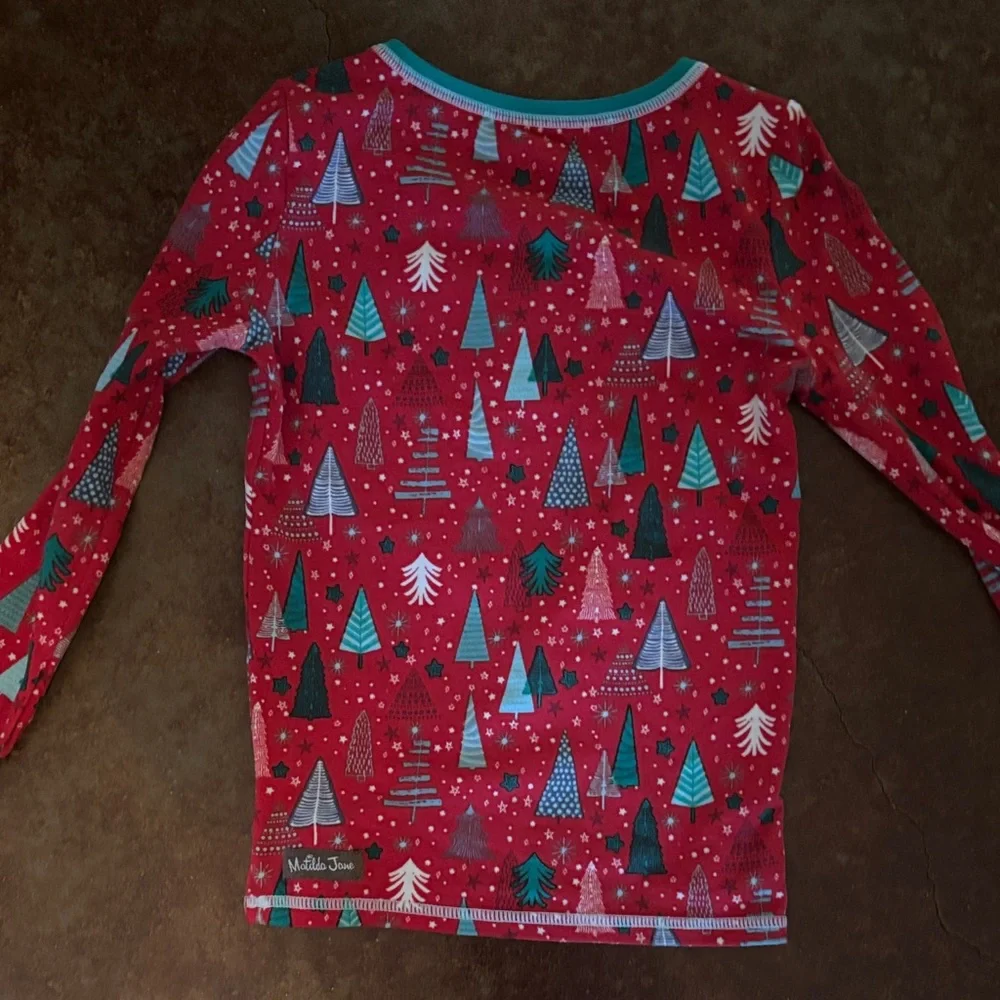 Matilda Jane Size 6 Christmas Pajama Top